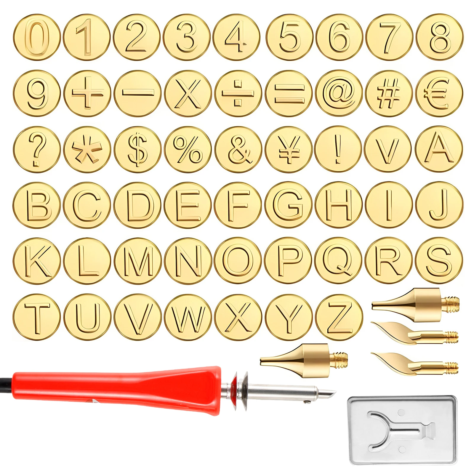 New Wood Burning Tip Set 26 Letters Wood Burning Tip Kit Copper Letter Number Soldering Iron Stencils DIY Embossing Carving Head
New Wood Burning Tip Set 26 Letters Wood Burning Tip Kit Copper Letter Number Soldering Iron Stencils DIY Embossing Carving Head