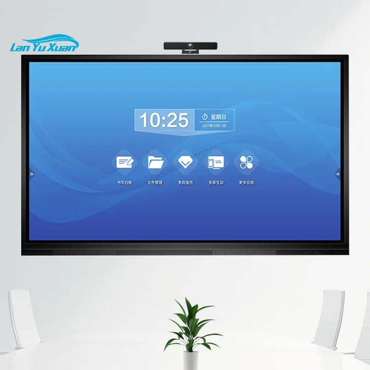 

office supplier touch screen portable interactive whiteboard 4K LCD 65 inch price of all in one smart boards for classrooms