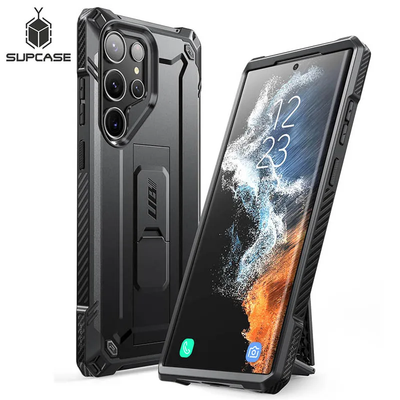 

SUPCASE For Samsung Galaxy S23 Ultra Case / S22 Ultra Case UB Slim Rugged Shockproof Protective Case with Built-in Kickstand