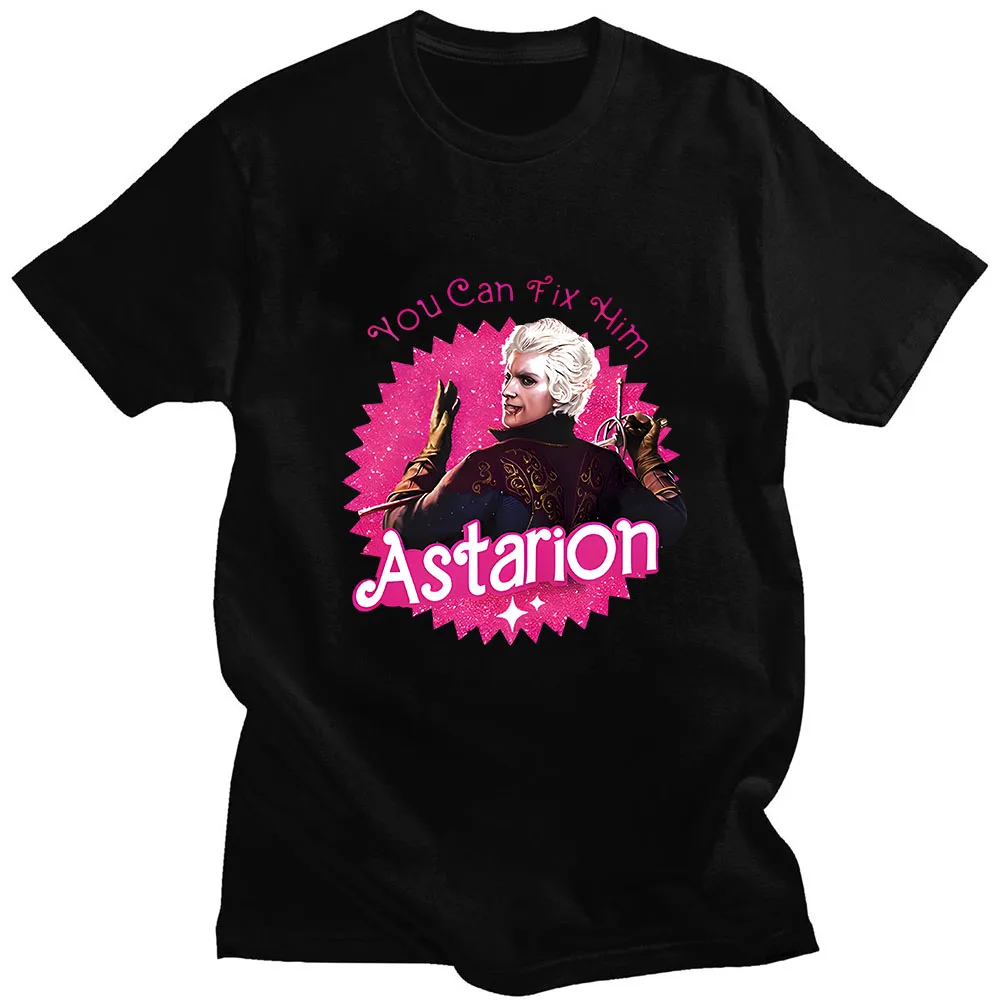 Astarion Print T-shirt You Can Fix Him Graphic Tshirts 100% Cotton Clothing Summer Female/Male Short Sleeve Casual T Shirts
Astarion Print T-shirt You Can Fix Him Graphic Tshirts 100% Cotton Clothing Summer Female/Male Short Sleeve Casual T Shirts