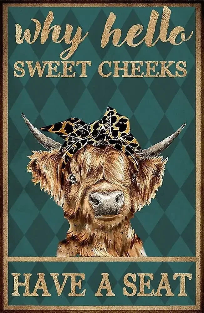 Taurus Why Hello Sweet Cheeks Poster Kitchen Bathroom Office Garage Bar Cafe Farm Cave Home Wall Decor Art Ideas Gift Tin Sign
Taurus Why Hello Sweet Cheeks Poster Kitchen Bathroom Office Garage Bar Cafe Farm Cave Home Wall Decor Art Ideas Gift Tin Sign
