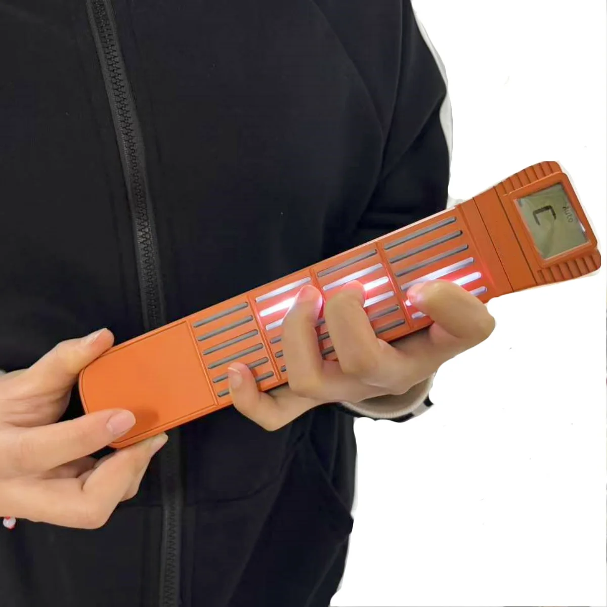 Pocket Guitar Chord Practice Tool, Portable Guitar Neck for Trainer Beginner w/a Rotatable Chords Chart Screen Pocket Guitar Chord Practice Tool, Portable Guitar Neck for Trainer Beginner w/a Rotatable Chords Chart Screen