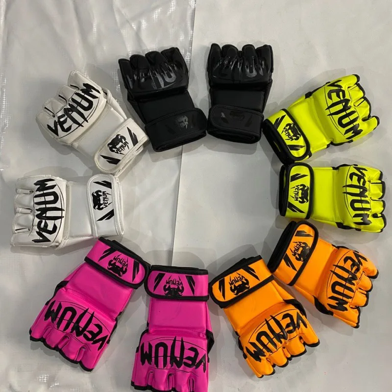

Боксерские перчатки для мужчин и женщин из ПУ кожи, карате, Муай Тай, гуантес де боксе, свободная борьба, ММА, Санда, тренировочные ранцы для взрослых
