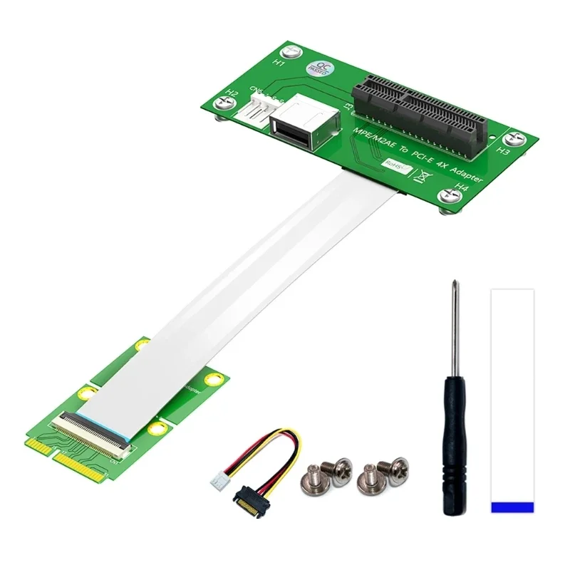 Карта удлинителя Mini PCIE — PCIE X4+USB с высокоскоростным кабелем FPC и магнитной накладкой (вертикальная установка)
Карта удлинителя Mini PCIE — PCIE X4+USB с высокоскоростным кабелем FPC и магнитной накладкой (вертикальная установка)