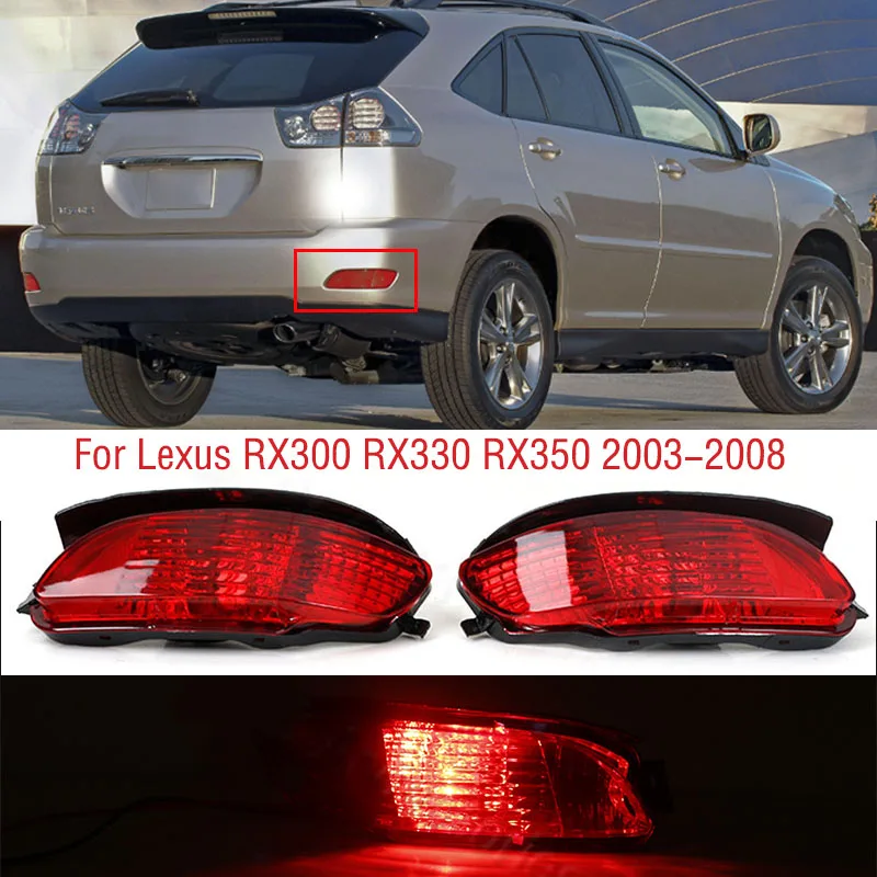 For Lexus RX300 RX330 RX350 2003 2004 2005 2006 2007 2008 Car Rear Bumper Brake Light Tail Warming Turn Signal Reflector Lamp
For Lexus RX300 RX330 RX350 2003 2004 2005 2006 2007 2008 Car Rear Bumper Brake Light Tail Warming Turn Signal Reflector Lamp
