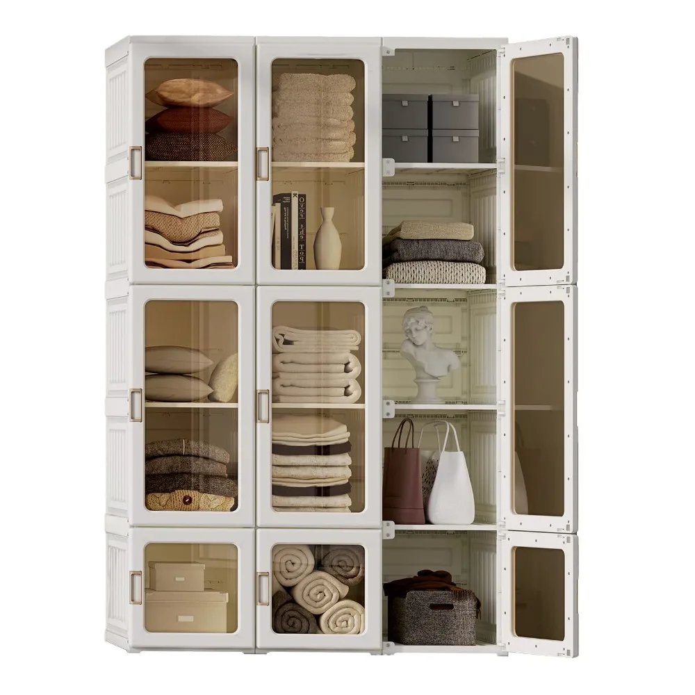 2024 New Portable Wardrobe Closet Storage Organizer for Clothes,Transparent Door Panels
2024 New Portable Wardrobe Closet Storage Organizer for Clothes,Transparent Door Panels