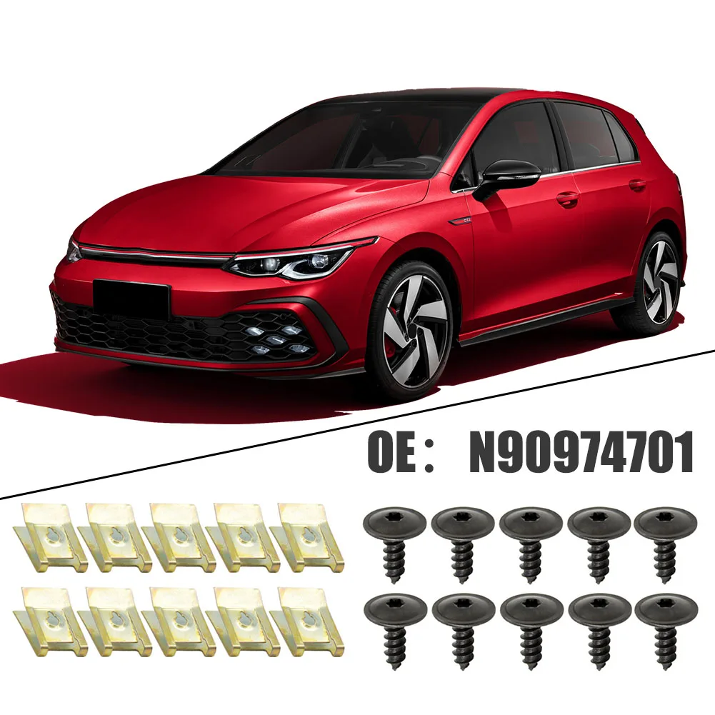 20pcs New Mudguard Liner Splash Shield Guard Screws & Clips For Golf For Passat N90974701, N909 74701, N91160401, N91160401
20pcs New Mudguard Liner Splash Shield Guard Screws & Clips For Golf For Passat N90974701, N909 74701, N91160401, N91160401