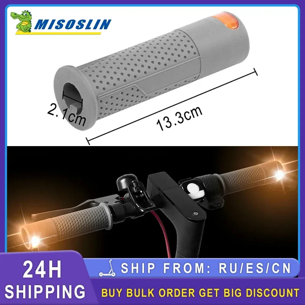 Turning Signal Light Handlebar Grip For Xiaomi Mi3 Electric Scooter Pro 1S Pro 2 M365 Anti-slip Handle Silicone Rubber Cover
Turning Signal Light Handlebar Grip For Xiaomi Mi3 Electric Scooter Pro 1S Pro 2 M365 Anti-slip Handle Silicone Rubber Cover