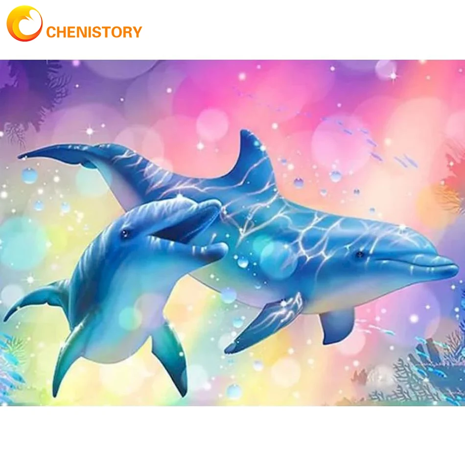CHENISTORY Animal 5D Diamond Painting Full Square/Round Dolphin Diamond Embroidery Paintings For Home Decor Wall Art Gift
CHENISTORY Animal 5D Diamond Painting Full Square/Round Dolphin Diamond Embroidery Paintings For Home Decor Wall Art Gift
