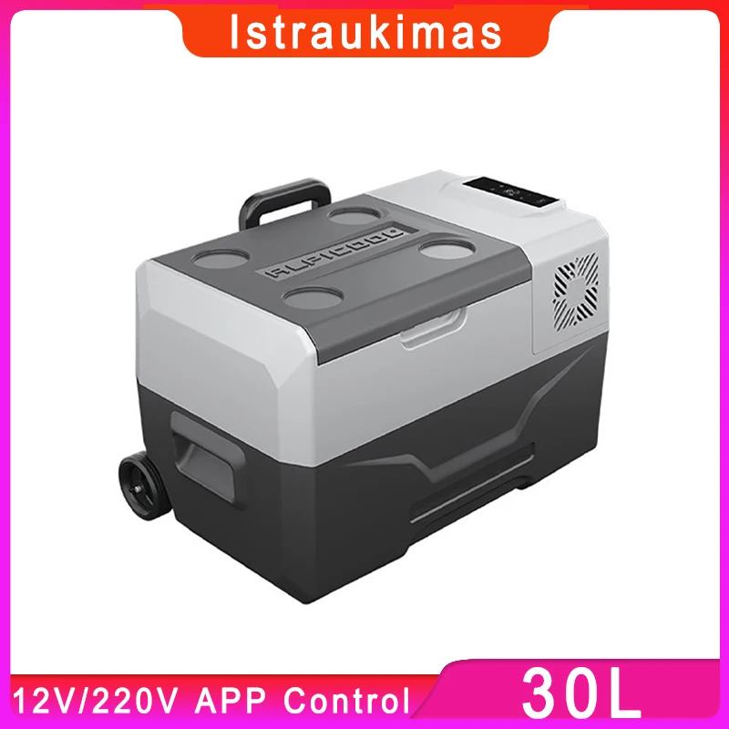Alpicool 30L Car Refrigerator 220V Pull Bar Wheels Refrigerator 12 V/24V Portable Compressor Freezer For Car Home Outdoor Truck
Alpicool 30L Car Refrigerator 220V Pull Bar Wheels Refrigerator 12 V/24V Portable Compressor Freezer For Car Home Outdoor Truck