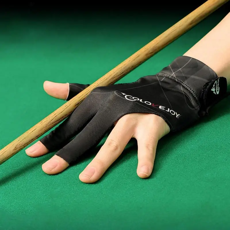 

Anti-slip Pool Shooters Glove Open 3 Fingers Professional Billiards Glove High Quality Billiards Accessories For Right Hand