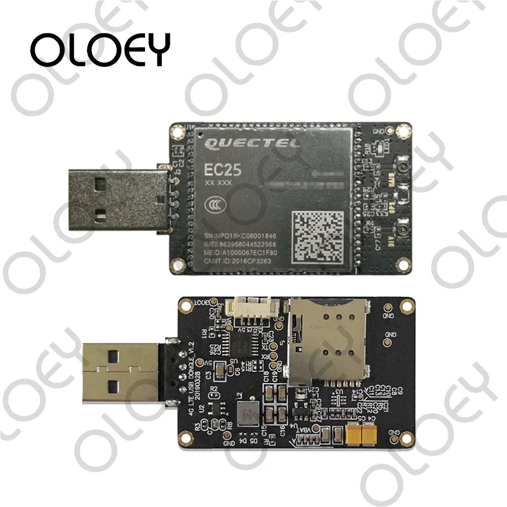 

Quectel 4G LTE USB Dongle EC25 SIM Card Slot EC25EUXGR-128-SGNS repalce B1/B3/B7/B8/B20/B28A Cat4 Module B38/B40/B4
