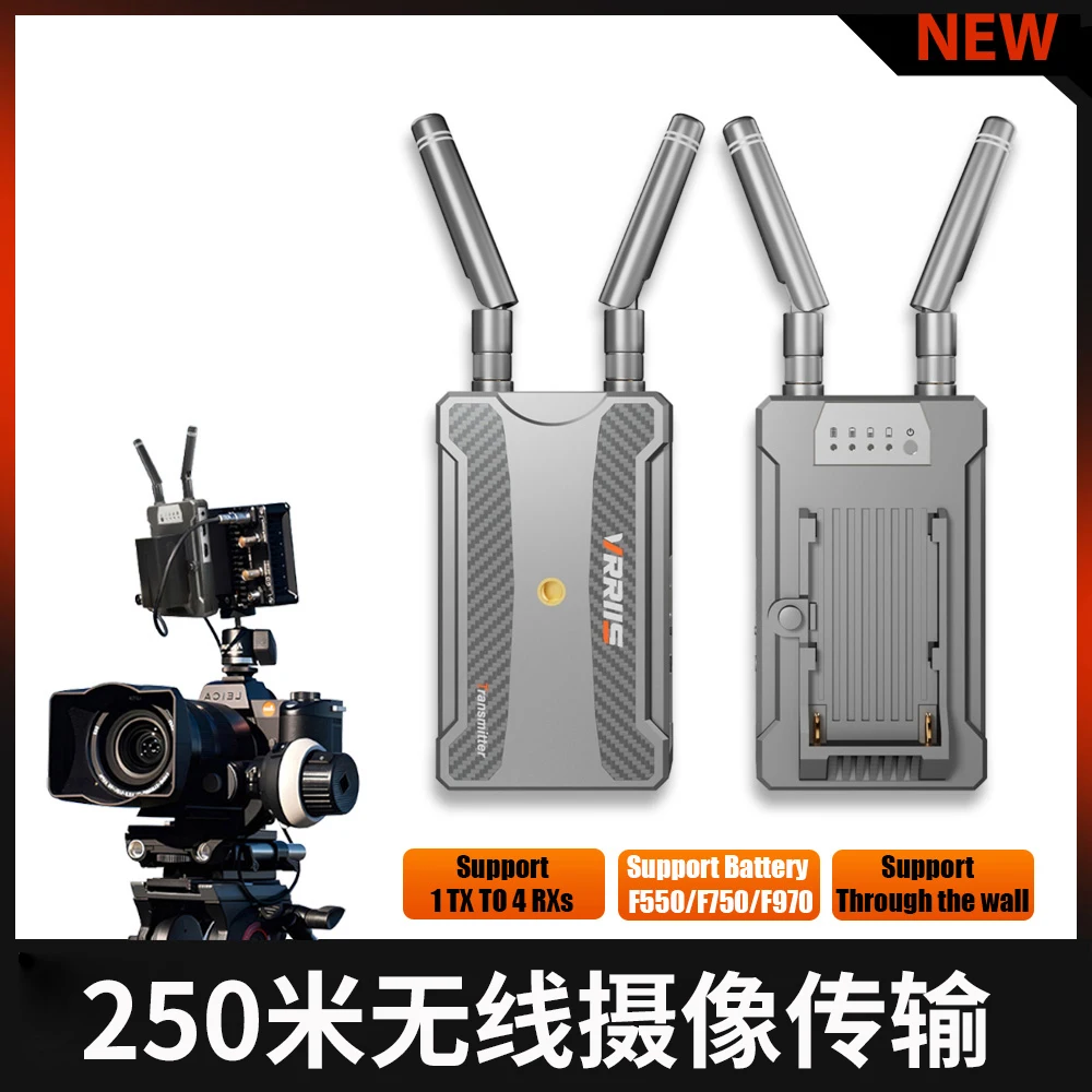 

5.8Ghz 250M Wireless HDMI Extender Video Transmitter Receiver 1 To 4 Splitter Screen Share for PS4 DVD Camera PC To TV Monitor