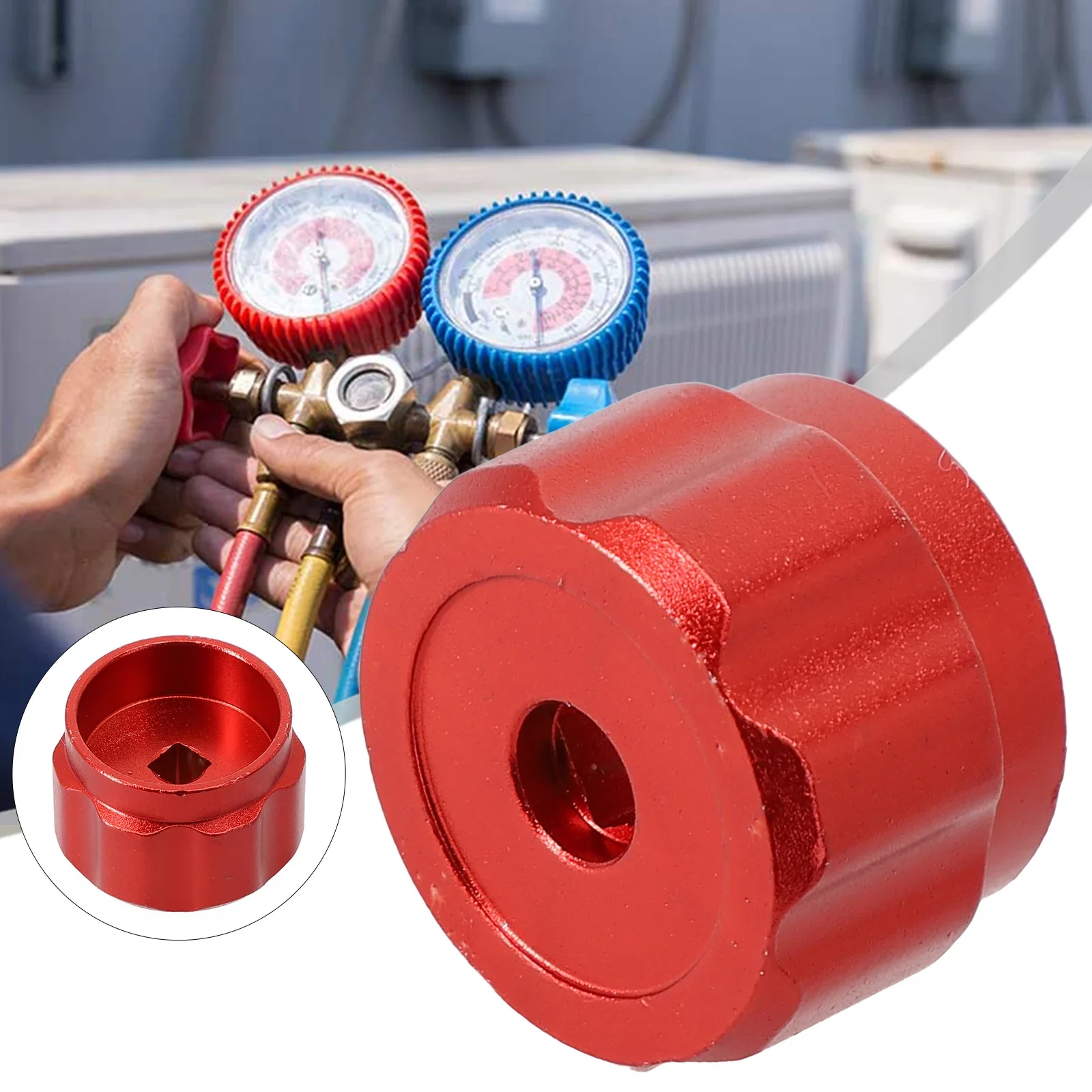 1Pcs Aluminum Alloy Round Wheel Knob Handle Manifold Gauges Knob Faucet Handles Air Conditioner Install & Maintain Tool
1Pcs Aluminum Alloy Round Wheel Knob Handle Manifold Gauges Knob Faucet Handles Air Conditioner Install & Maintain Tool
