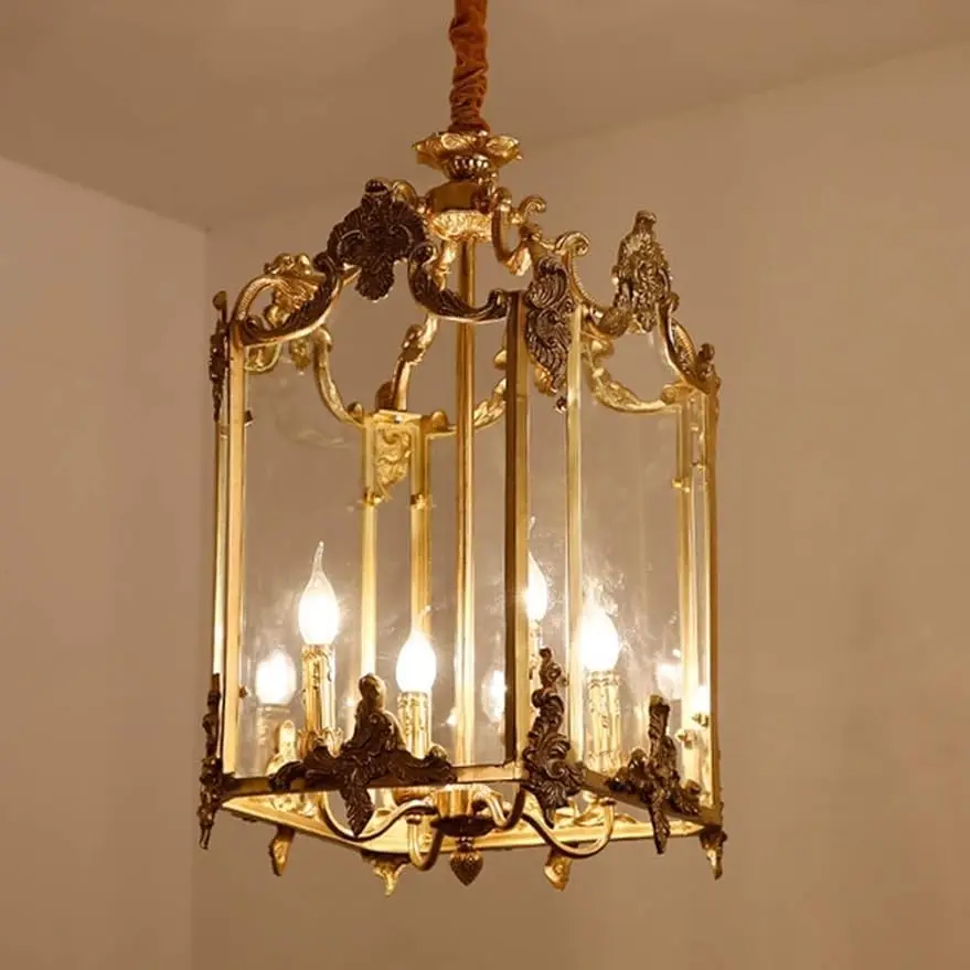 Simple E14 Luxurious European Style Copper Chandelier, French Villa Ceiling Lighting Fixtures Decoration, Porch Living Room
Simple E14 Luxurious European Style Copper Chandelier, French Villa Ceiling Lighting Fixtures Decoration, Porch Living Room