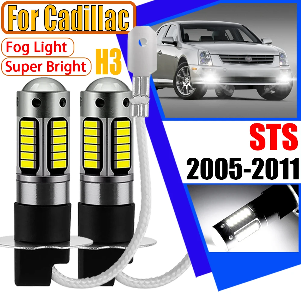 2Pcs Car Lamps Canbus No Error H3 LED Front Headlight Fog Signal Lights High Bright Bulbs For Cadillac STS 2005-2009 2010 2011
2Pcs Car Lamps Canbus No Error H3 LED Front Headlight Fog Signal Lights High Bright Bulbs For Cadillac STS 2005-2009 2010 2011