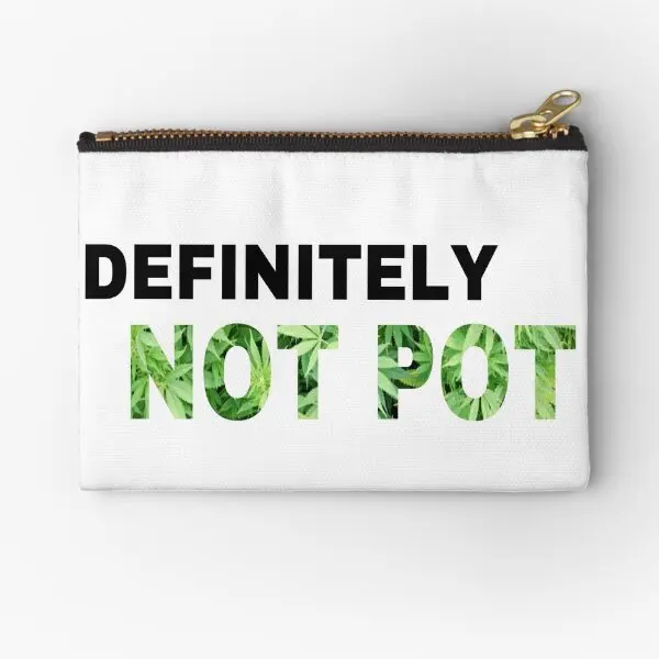 Definitely Not Pot Zipper Pouches Socks Pure Small Money Bag Packaging Pocket Coin Wallet Panties Men Cosmetic Storage Key
Definitely Not Pot Zipper Pouches Socks Pure Small Money Bag Packaging Pocket Coin Wallet Panties Men Cosmetic Storage Key