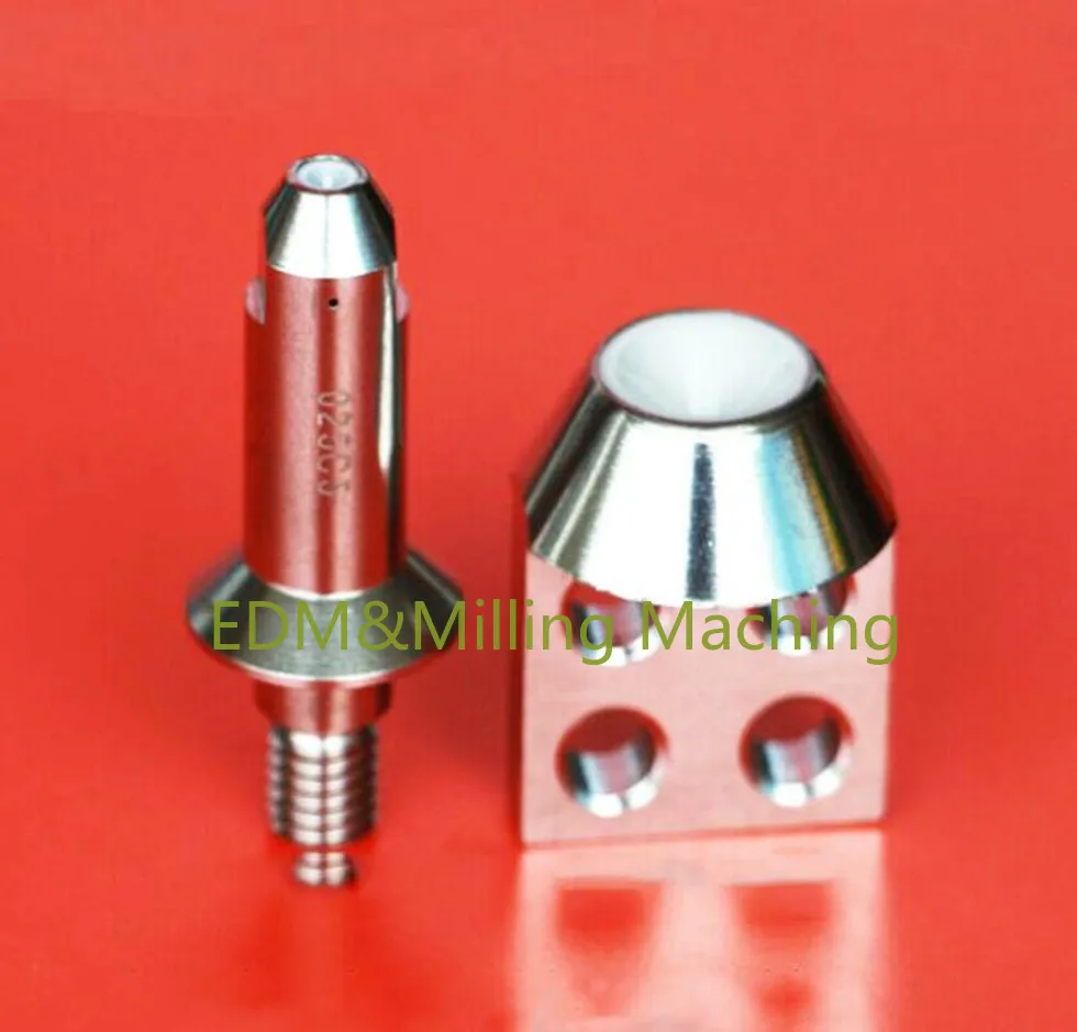 

1Set (2pcs) Makino Upper & Lower CNC Wire EDM Diamond Guide MA103 MA104 0.105mm Diamond + Ceramic + Stainless