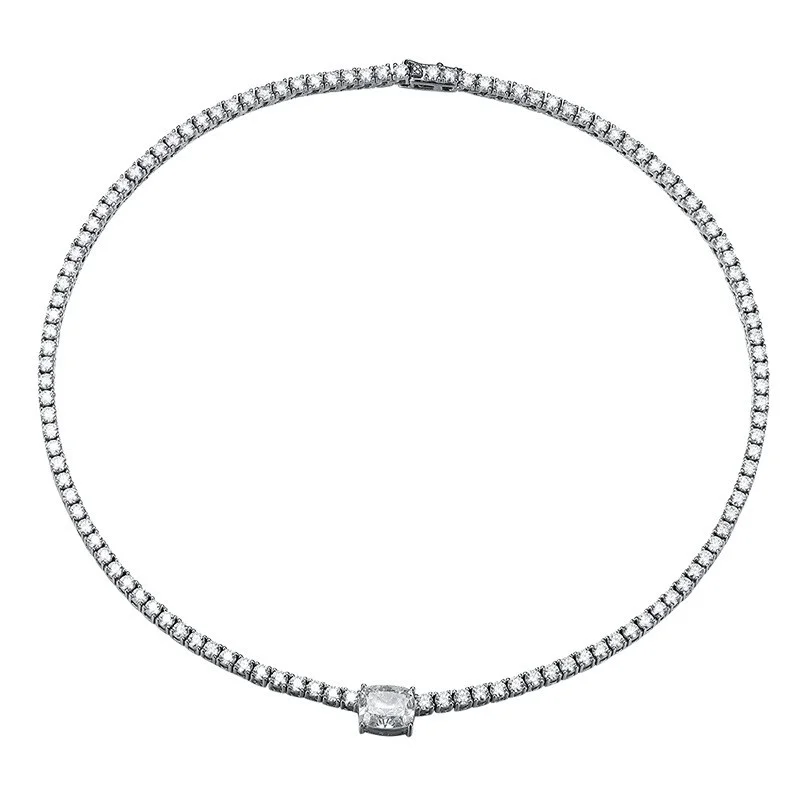 glp-23031101 Lefei Fashion Luxury Classic Moissanite Tennis Chain Creative Zircon Rectangle Necklace Women 925 Silver Party Gift
glp-23031101 Lefei Fashion Luxury Classic Moissanite Tennis Chain Creative Zircon Rectangle Necklace Women 925 Silver Party Gift