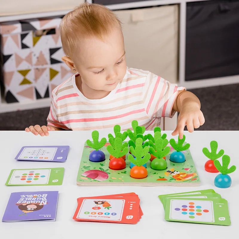 Montessori Toys for 1 YearOld Baby Pull Carrot Set Wooden Toy Shape Matching Puzzle Kids Wood Game Educational Toys for Children
Montessori Toys for 1 YearOld Baby Pull Carrot Set Wooden Toy Shape Matching Puzzle Kids Wood Game Educational Toys for Children