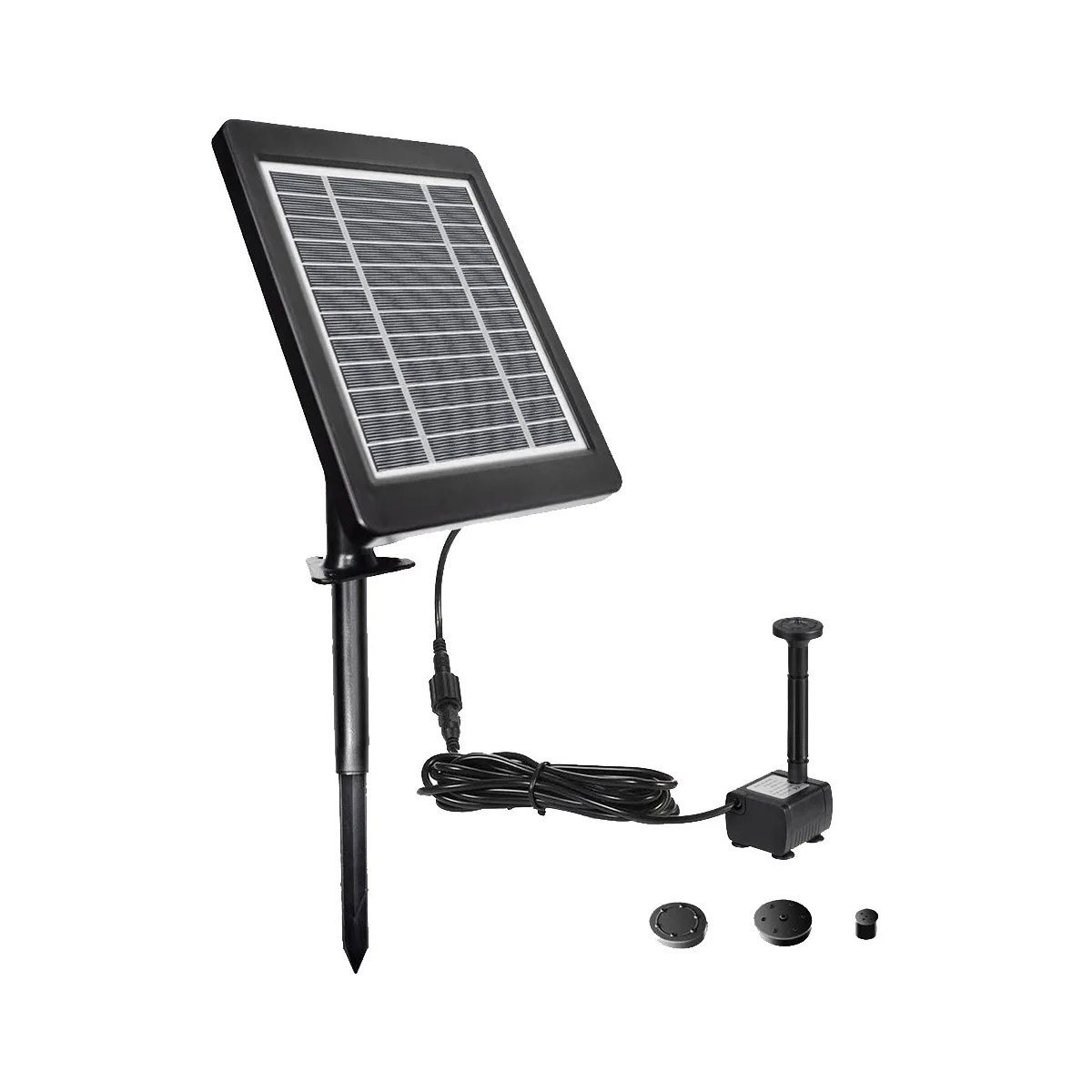 

200L/H Solar Panel Water Fountain Pool Pond Garden Water Sprinkler Sprayer for Bird Bath Water Fountain Pump