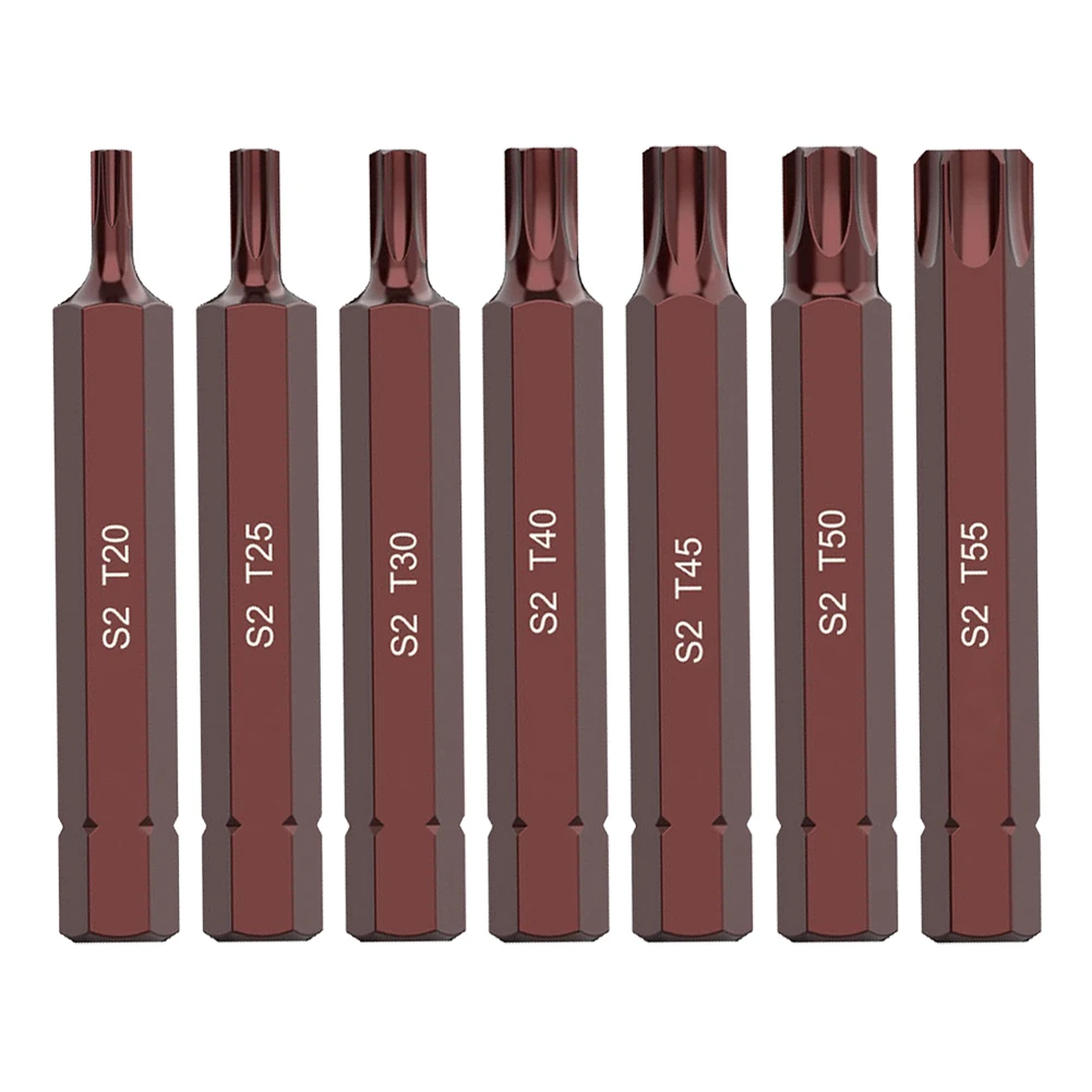 1pc 30/75MM Torx Screwdriver Bits Electric-Wrench Socket Bit Magnetic Hex-Shank Screwdrive Hand Tool T20/T25/T30/T40/T45/T50/T55
1pc 30/75MM Torx Screwdriver Bits Electric-Wrench Socket Bit Magnetic Hex-Shank Screwdrive Hand Tool T20/T25/T30/T40/T45/T50/T55