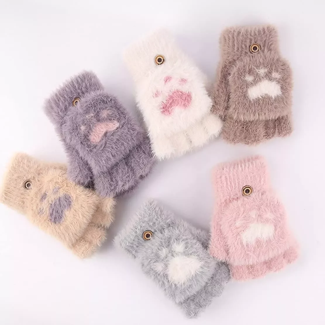 Mink gloves Cat Claw Fingerless Flip Mittens Winter Warm Wool Touchscreen Women Gloves Flap Cover Men Knitted Mitten Glove
Mink gloves Cat Claw Fingerless Flip Mittens Winter Warm Wool Touchscreen Women Gloves Flap Cover Men Knitted Mitten Glove
