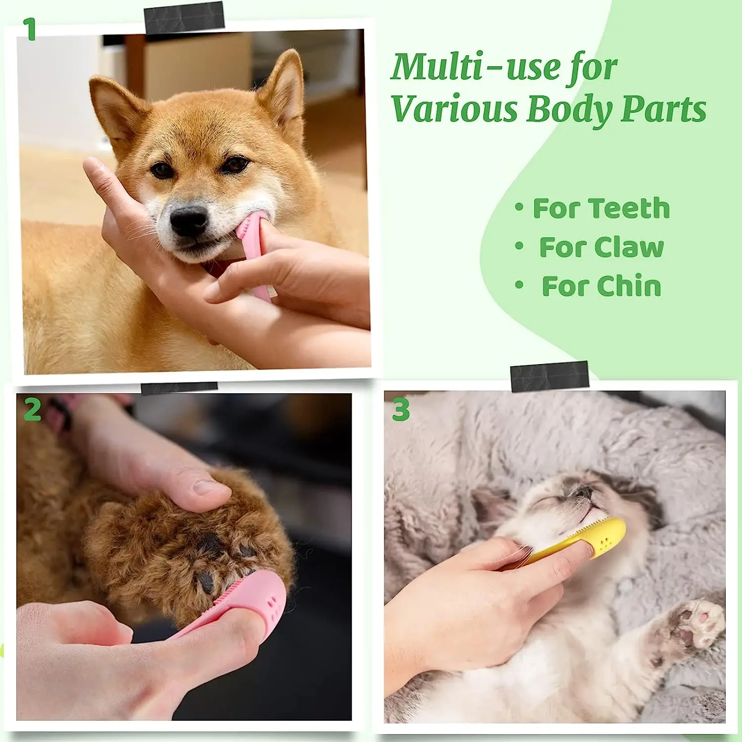 Dog Super Soft Pet with Handle Finger Toothbrush Clean Oral Care Silicone Free Toothbrush Dogs Cat Grooming Supplies
Dog Super Soft Pet with Handle Finger Toothbrush Clean Oral Care Silicone Free Toothbrush Dogs Cat Grooming Supplies