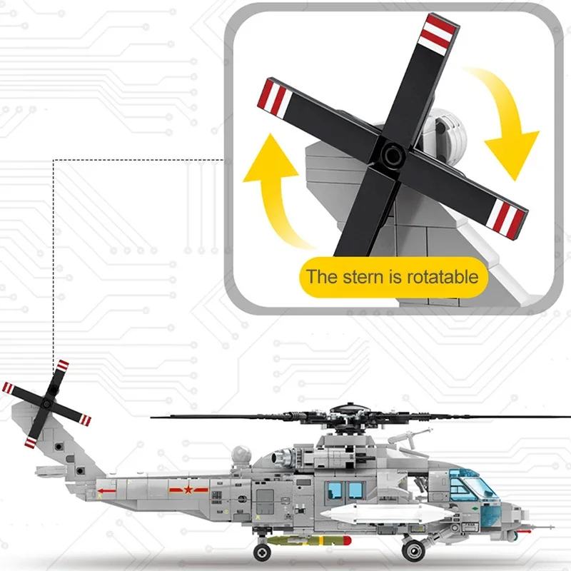 Technical Armed Police Helicopter Building Blocks Model Military STEM Kit WW2 Aircraft Warship Bricks Toys For Kids Adult Gifts Technical Armed Police Helicopter Building Blocks Model Military STEM Kit WW2 Aircraft Warship Bricks Toys For Kids Adult Gifts