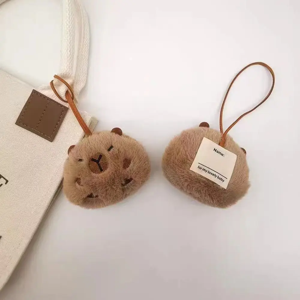 Soft Capybara Plush Keychain Cute Plush Stuffed Cartoon Guinea Pig Pendant Toys Bag Name Tag Kids
Soft Capybara Plush Keychain Cute Plush Stuffed Cartoon Guinea Pig Pendant Toys Bag Name Tag Kids