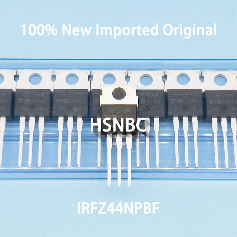 10Pcs/Lot IRFZ44NPBF IRFZ44N FZ44N TO-220 55V 49A MOSFET N-Channel Field-effect Transistor 100% New Imported Original
10Pcs/Lot IRFZ44NPBF IRFZ44N FZ44N TO-220 55V 49A MOSFET N-Channel Field-effect Transistor 100% New Imported Original