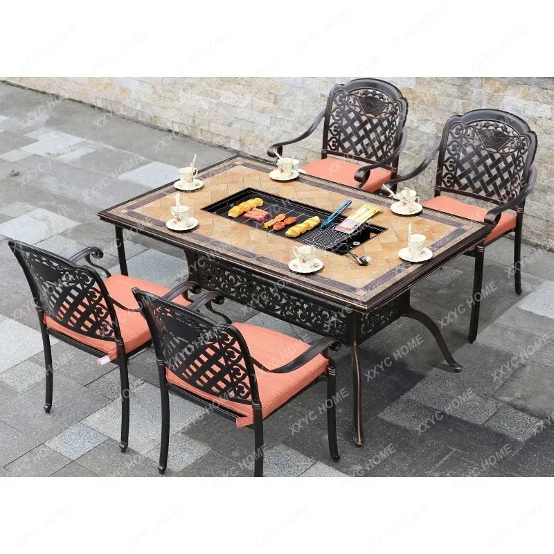 Iron Outdoor Terrace Garden Villa Leisure Home External Swing Electric Baking Table and Chair
Iron Outdoor Terrace Garden Villa Leisure Home External Swing Electric Baking Table and Chair