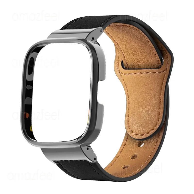 Кожаный ремешок, металлическая защита для Redmi Watch 3 Active, браслет для Redmi Watch 2 Lite/Mi Watch Lite, защитный чехол, рамка
Кожаный ремешок, металлическая защита для Redmi Watch 3 Active, браслет для Redmi Watch 2 Lite/Mi Watch Lite, защитный чехол, рамка