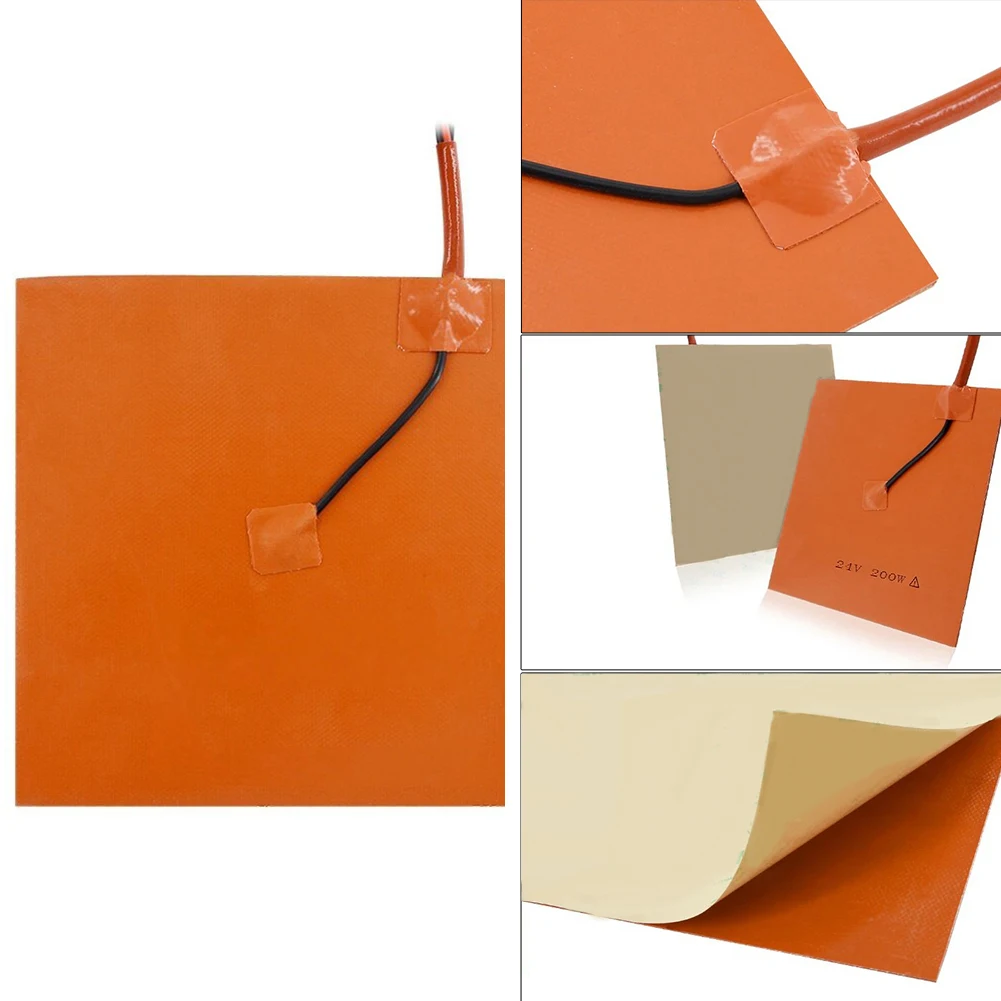 Silicone Rubber Heating Pad Square Rubber Electric Heat Mat Plate Flexible Waterproof 3D-Printer Glue Sticker Adhesive 300x300mm
Silicone Rubber Heating Pad Square Rubber Electric Heat Mat Plate Flexible Waterproof 3D-Printer Glue Sticker Adhesive 300x300mm
