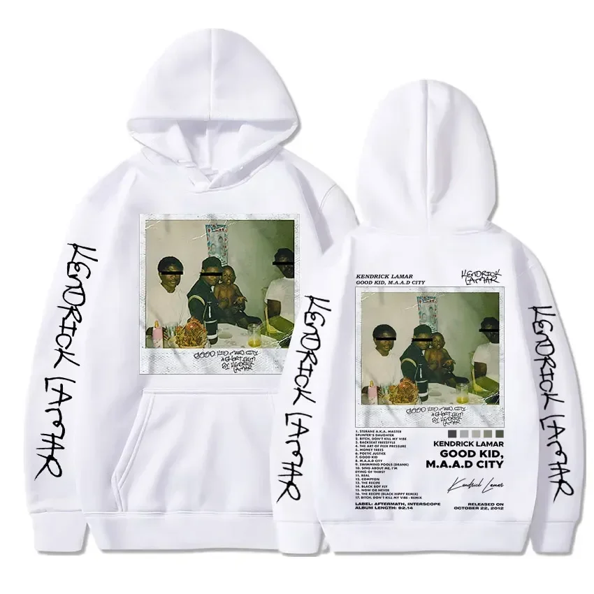 Hip Hop Music Album Graphic Hooded Rapper Kendrick Lamar Good Kid Hoodie Men Women Sweatshirts Oversized Fashion y2k Streetwear
Hip Hop Music Album Graphic Hooded Rapper Kendrick Lamar Good Kid Hoodie Men Women Sweatshirts Oversized Fashion y2k Streetwear