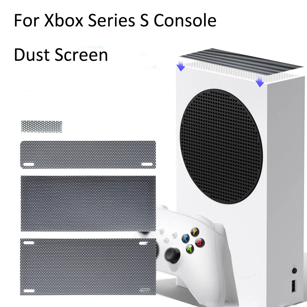 

4pcs Dustproof Mesh For Xbox Series S Console Removable Washable Dust Filter Kit Protective Case For Series S Game Accessories