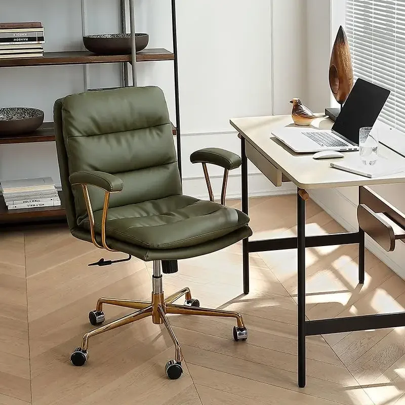 Light Luxury Leather Backrest Office Chairs Nordic Leisure Home Computer Chair Lift Armchair Swivel Office Furniture Gamer Chair
Light Luxury Leather Backrest Office Chairs Nordic Leisure Home Computer Chair Lift Armchair Swivel Office Furniture Gamer Chair
