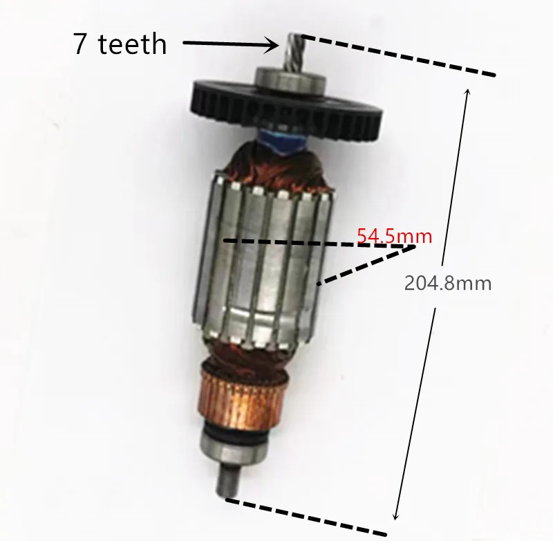 Якорь 7 зубьев 220-244 в Ротор 518703-7 Заменить для Makita 2012NB 516813-4
Якорь 7 зубьев 220-244 в Ротор 518703-7 Заменить для Makita 2012NB 516813-4
