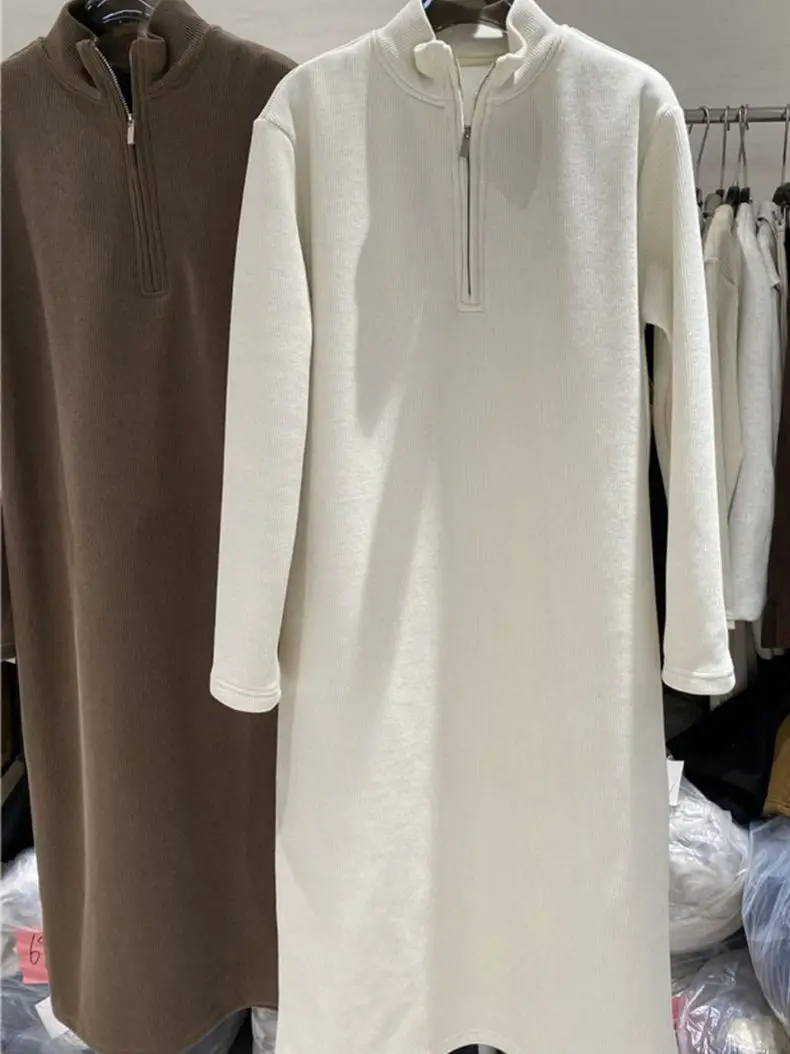 Plus Size 5XL 150kg Spring Women Dress Solid Color Long Sleeve Loose Dresses Ladies Casual Oversized Dress
Plus Size 5XL 150kg Spring Women Dress Solid Color Long Sleeve Loose Dresses Ladies Casual Oversized Dress