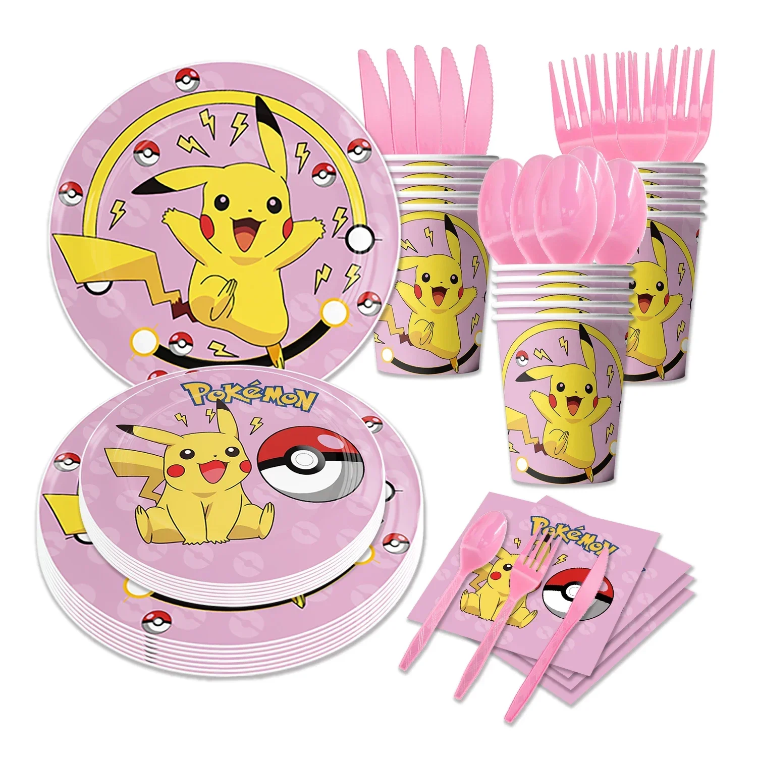 Pokemon Theme Disposable Tableware Baby Shower Birthday Wedding Party Decorations Universe Planets Plates Napkins Cups Banners
Pokemon Theme Disposable Tableware Baby Shower Birthday Wedding Party Decorations Universe Planets Plates Napkins Cups Banners