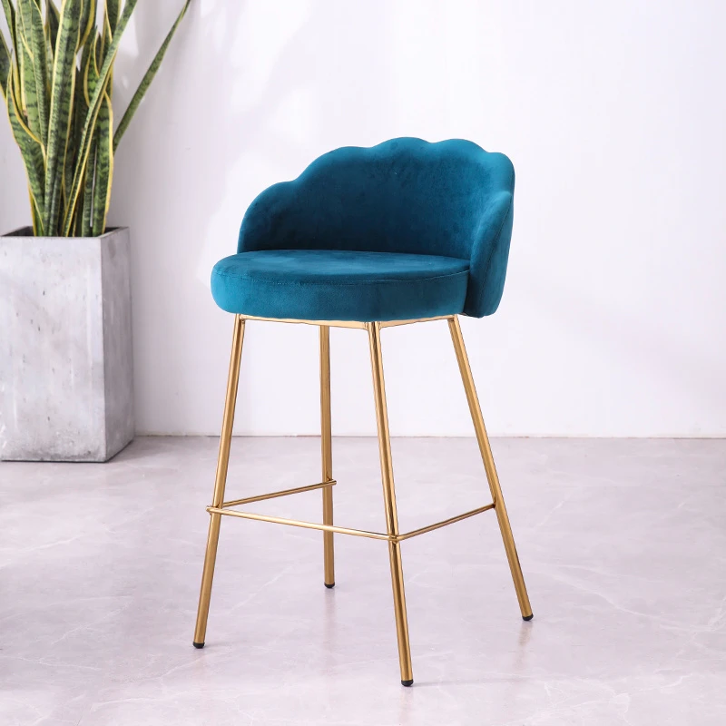 Italian Luxury Home Bar Chairs Fabric Back Modern High Bar Stools For Kitchen Furniture Nordic Designer Backrest High Bar Chair
Italian Luxury Home Bar Chairs Fabric Back Modern High Bar Stools For Kitchen Furniture Nordic Designer Backrest High Bar Chair