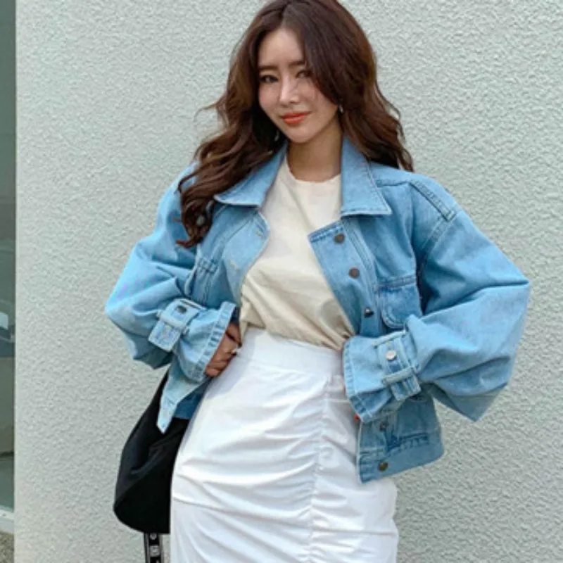 2022 Autumn New Coat For Women Korean Version Loose Versatile Commute Single Breasting Puff Sleeve Jackets Free Shipping
2022 Autumn New Coat For Women Korean Version Loose Versatile Commute Single Breasting Puff Sleeve Jackets Free Shipping