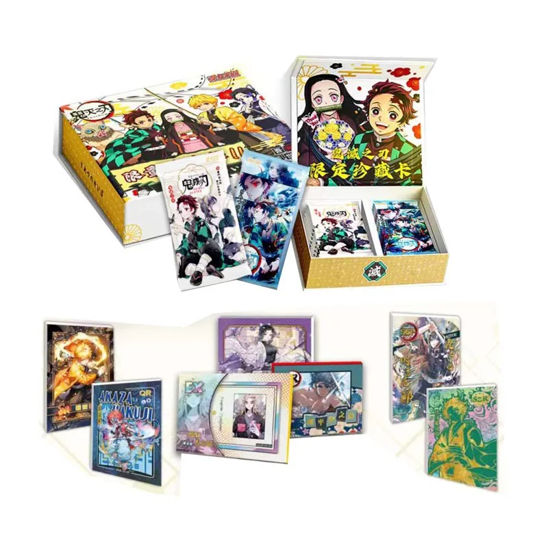 

Demon Slayer Collection Cards Booster Box Rare Anime Playing Party Board Game Toys For Children