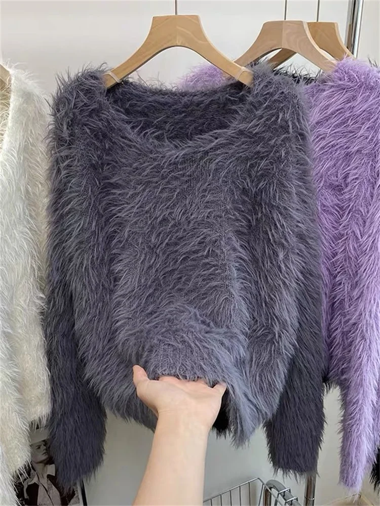 Hsa Cashmere Soft Basic Sweater Women Fleece Autumn Winter Wool Mohair Casual Pullover Solid Knit Tops Thick Jumper Femme Tops
Hsa Cashmere Soft Basic Sweater Women Fleece Autumn Winter Wool Mohair Casual Pullover Solid Knit Tops Thick Jumper Femme Tops