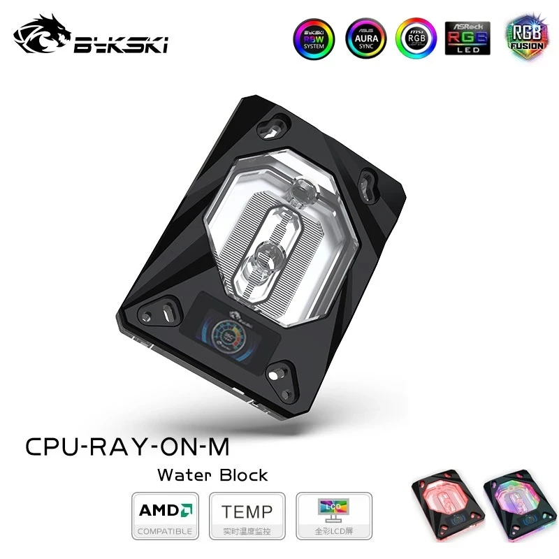 Bykski CPU-RAY-ON-M, водяной блок процессора AMD с OLED-дисплеем температуры для радиатора процессора RYZEN AM3/AM3 +/AM4 CPU Cooler
Bykski CPU-RAY-ON-M, водяной блок процессора AMD с OLED-дисплеем температуры для радиатора процессора RYZEN AM3/AM3 +/AM4 CPU Cooler