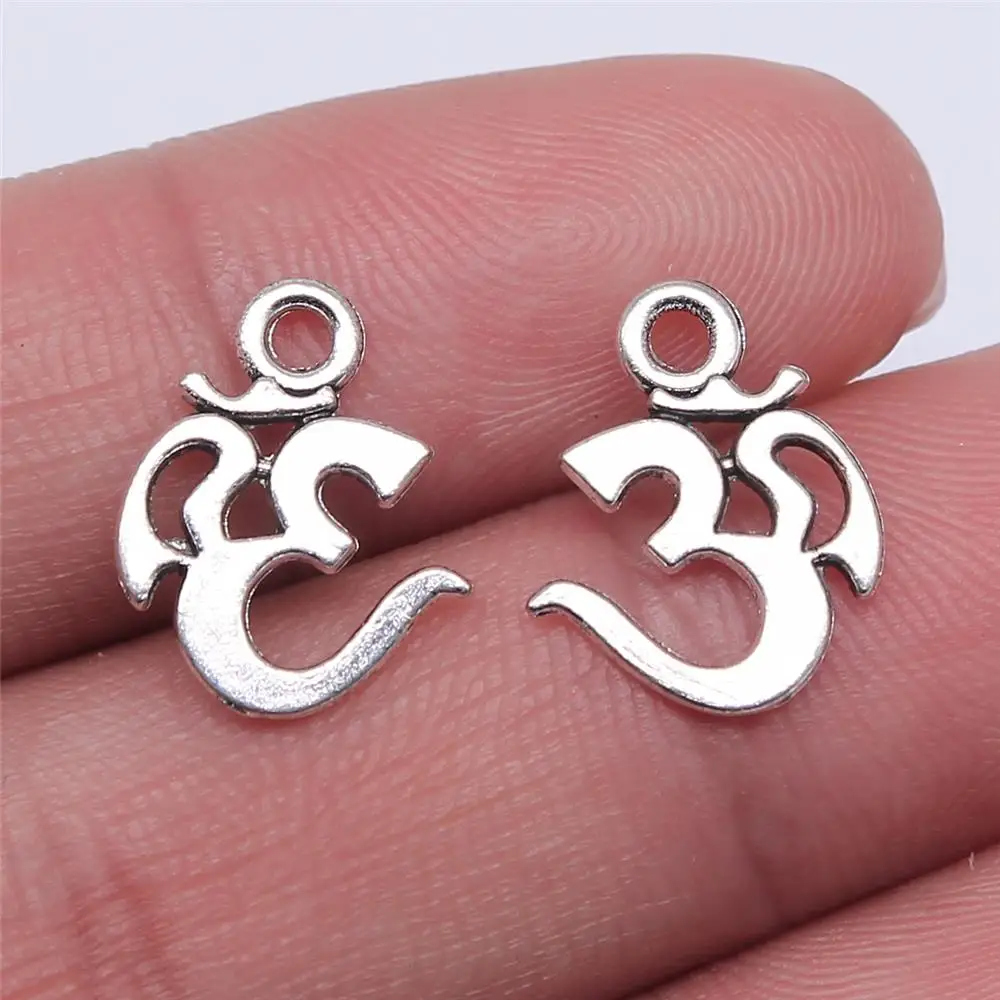 80pcs Charms Yoga Om 15x12mm Antique Making Pendant Fit Tibetan Silver Color DIY Handmade Jewelry
80pcs Charms Yoga Om 15x12mm Antique Making Pendant Fit Tibetan Silver Color DIY Handmade Jewelry