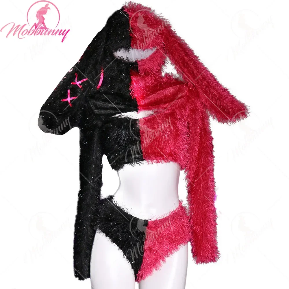 Mobbunny Women Bunny Ear Two-Piece Homewear Fluffy Lingerie Set Kawaii Hooded Cutout Long Sleeve Top and Shorts Clubwear
Mobbunny Women Bunny Ear Two-Piece Homewear Fluffy Lingerie Set Kawaii Hooded Cutout Long Sleeve Top and Shorts Clubwear