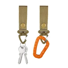 2Pcs Camping Backpack Carabiner Hanging Key Hook Clip Clamp Buckle Hook Clip Nylon Webbing Molle Belt Clip Outdoor Buckle Strap
2Pcs Camping Backpack Carabiner Hanging Key Hook Clip Clamp Buckle Hook Clip Nylon Webbing Molle Belt Clip Outdoor Buckle Strap