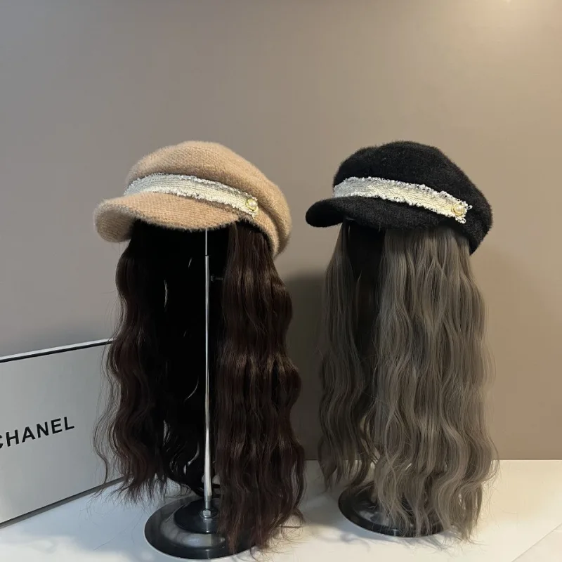 Trend Detachable Wigs Cap Women Autumn and Winter Pearl Luxury Wig Hat Elegant Fashionable Caps Wig Hats Solid Casual Bonnets
Trend Detachable Wigs Cap Women Autumn and Winter Pearl Luxury Wig Hat Elegant Fashionable Caps Wig Hats Solid Casual Bonnets