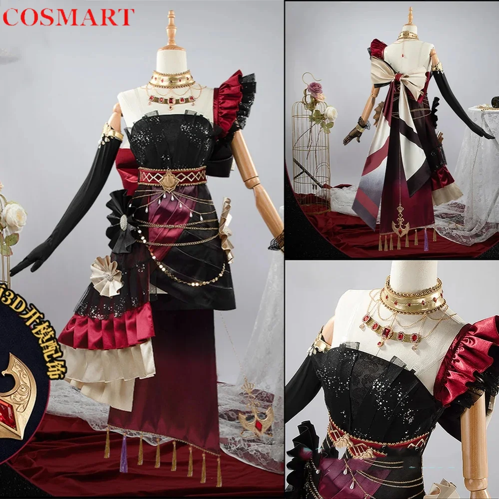 

Костюм для косплея COSMART [на заказ] Game Umamusume: Pretty Derby Gold Ship, Женский костюм для косплея, костюм для Хэллоуина, новинка